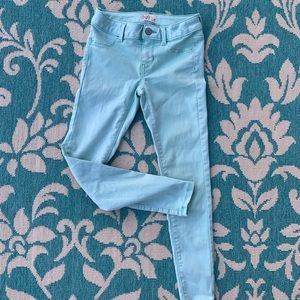 💓 👖 Girls size 10- Mint colored stretchy jeans💓